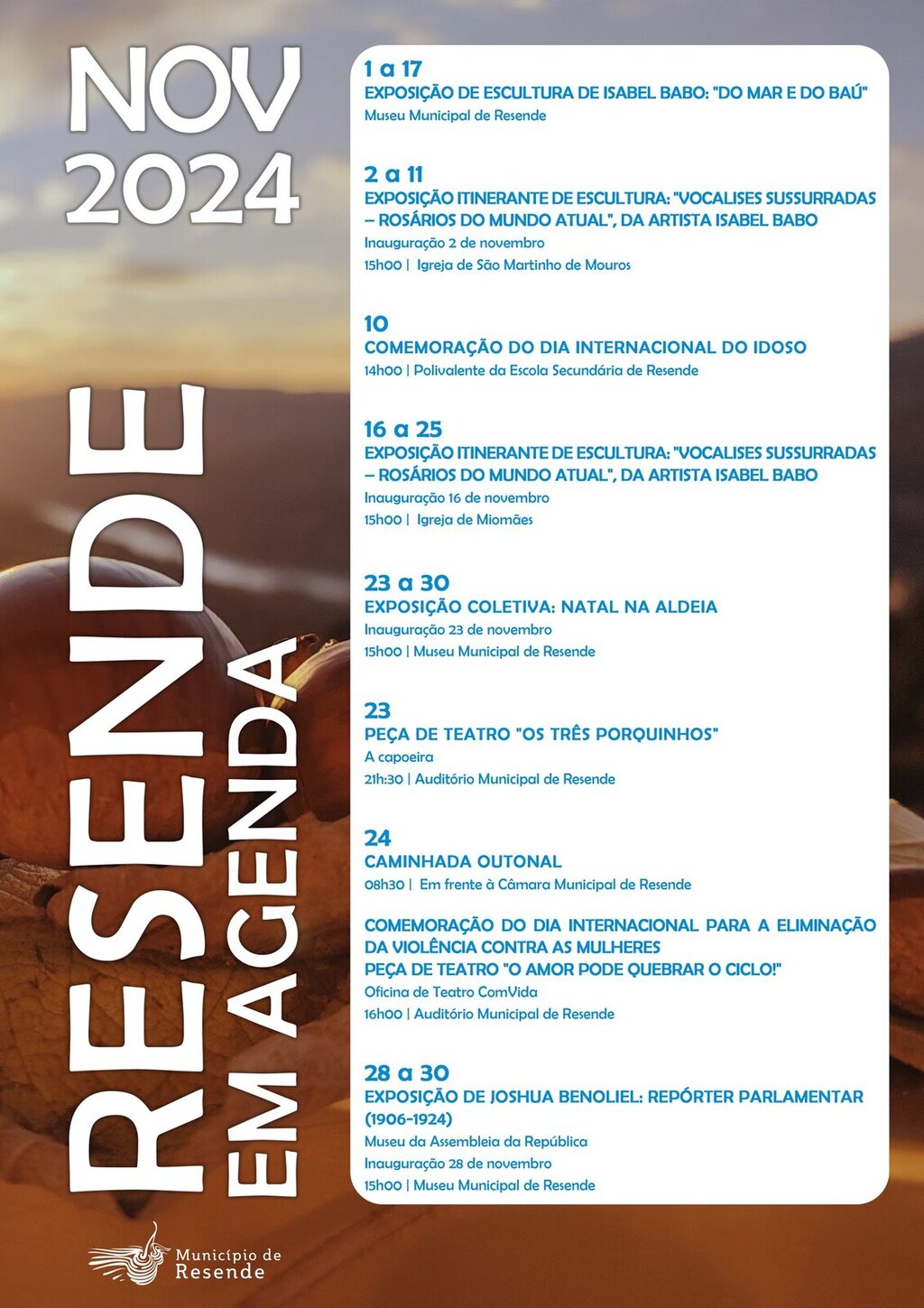 Agenda Novembro- Resende