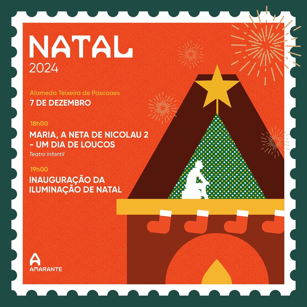 Inauguração da iluminação de Natal - Amarante