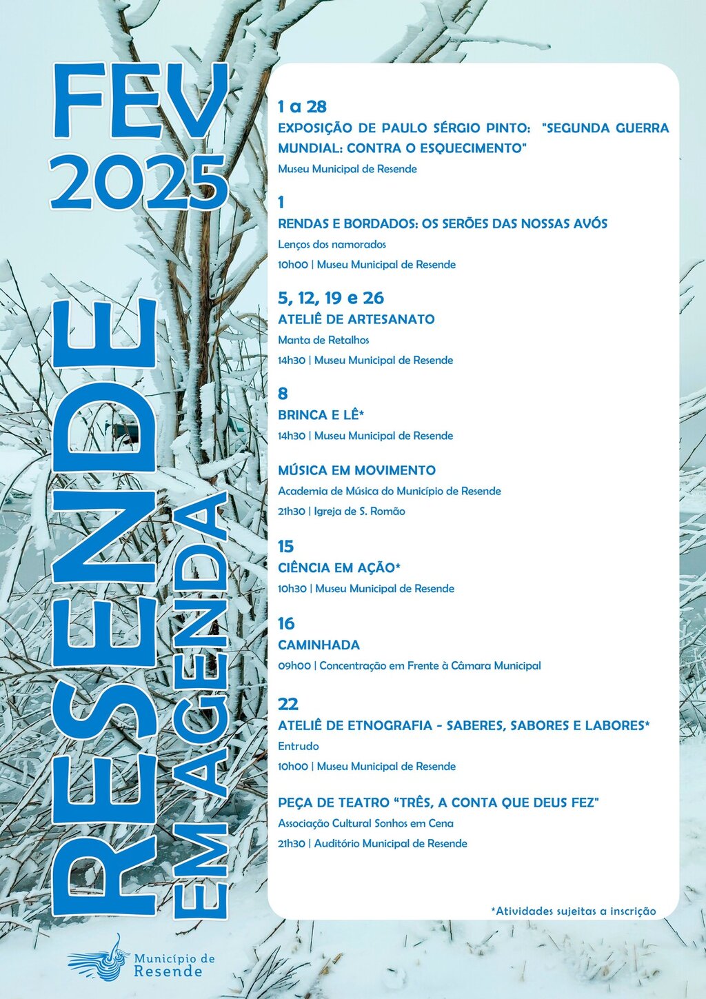 Agenda fevereiro  - Resende