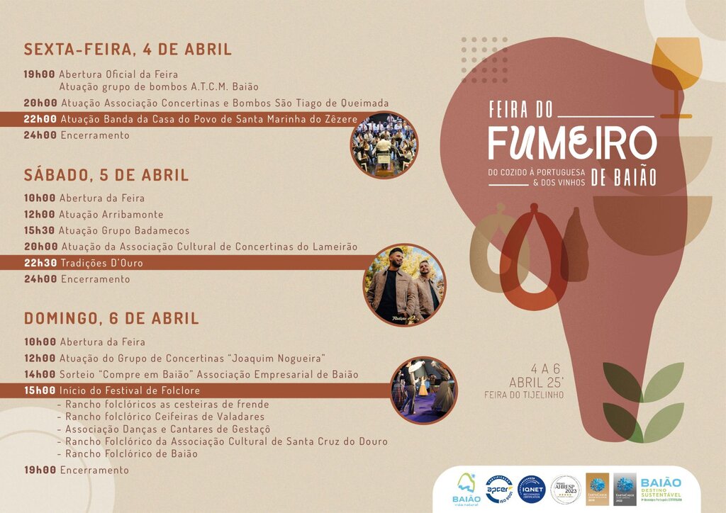 Feira do Fumeiro, do Cozido à Portuguesa e dos Vinhos de Baião