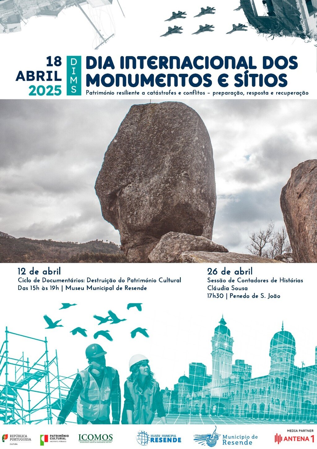  Dia Internacional dos Monumentos e Sítios: Sessão de contadores de histórias- Resende