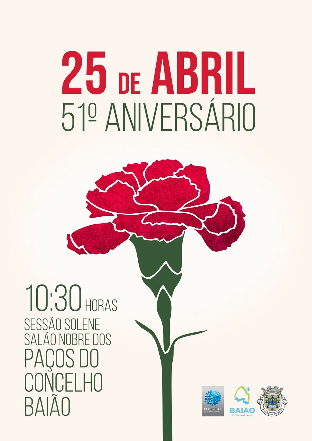 Comemorações do 25 de Abril - Baião
