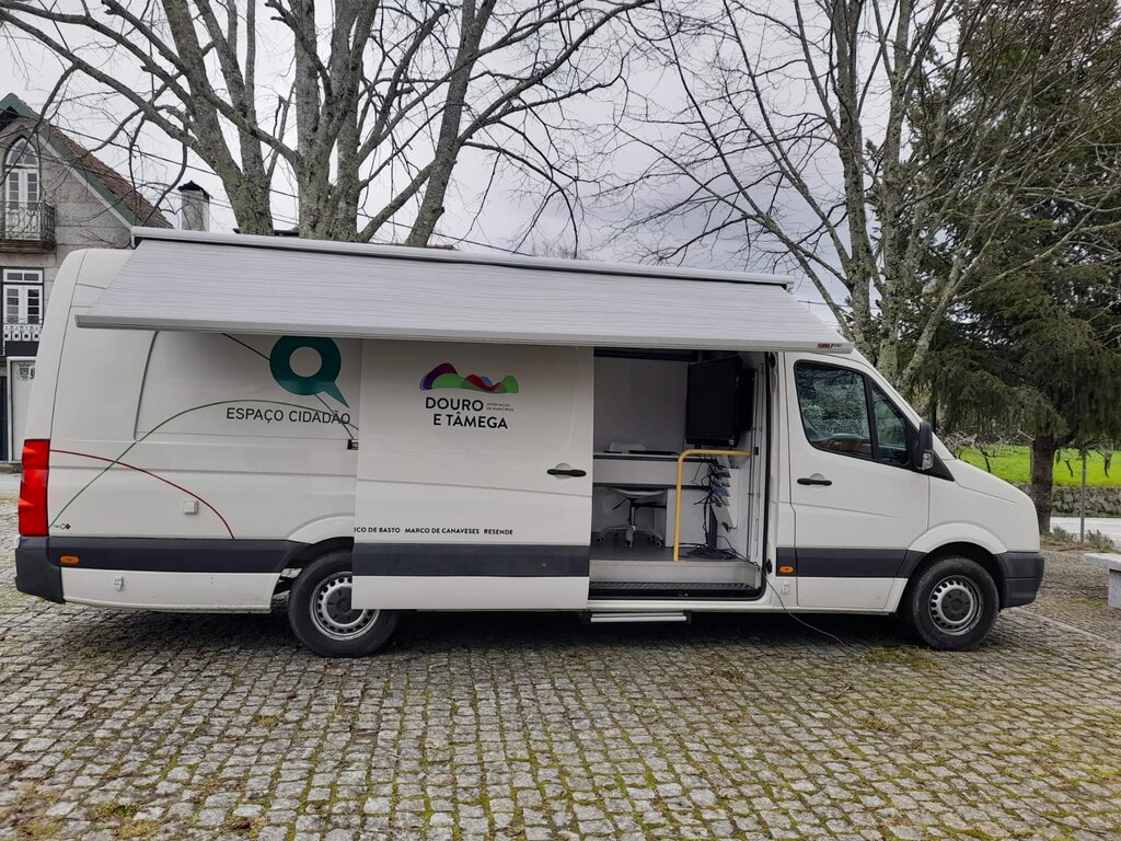 Percurso do Espaço Cidadão Móvel e Biblioteca Itinerante - Baião