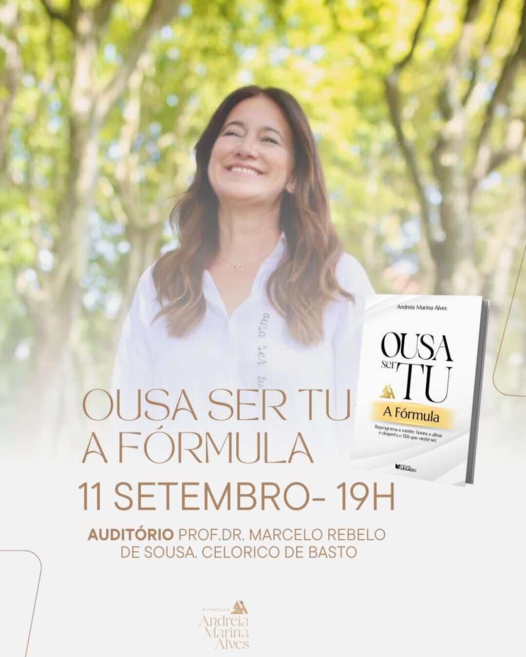 Apresentação do livro OUSA SER TU_A FÓRMULA - Celorico de Basto