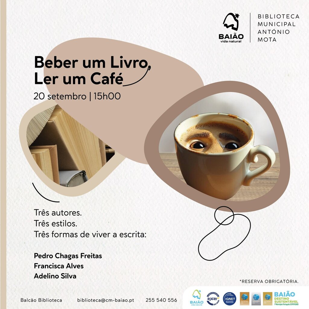 Encontro Literário “Beber um Livro, Ler um Café” - Baião