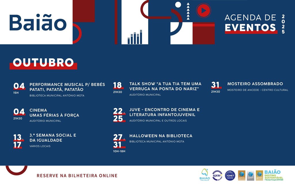 Agenda de Eventos: Outubro - Baião