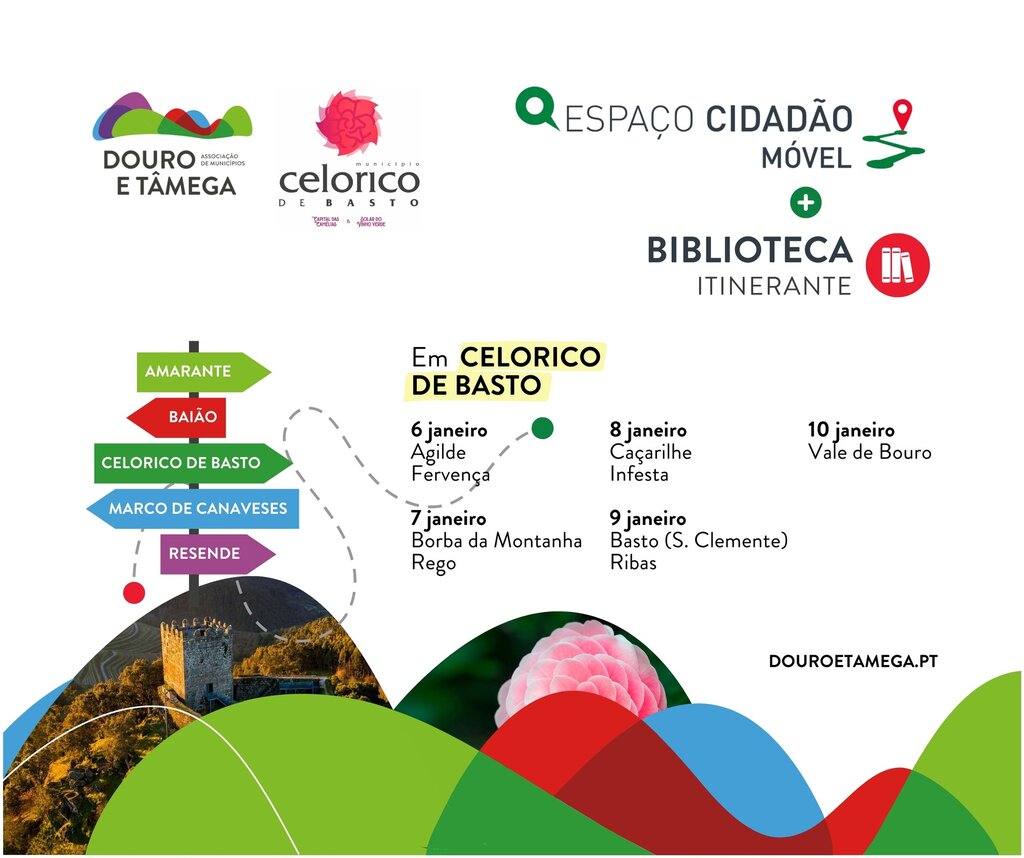 AMDT disponibiliza Espaço Cidadão Móvel e Biblioteca Itinerante aos cidadãos do Douro e Tâmega